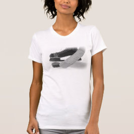 Hockey Black Skate Personalisiert T-Shirt