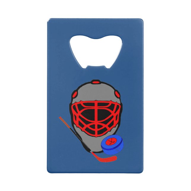 Hockey Bottle Opener - Hockey-Gastgeschenken Geldkarten Flaschenöffner (Vorderseite)