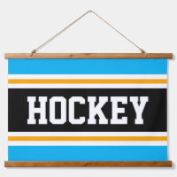 HOCKEY Bright Sky Schwarz-weiß Gelbe Streifen