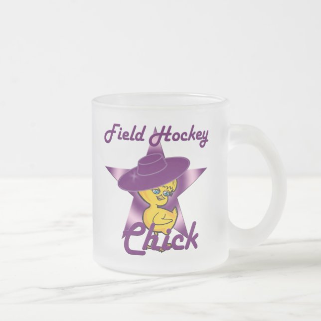Hockey-Chick #9 Mattglastasse (Rechts)