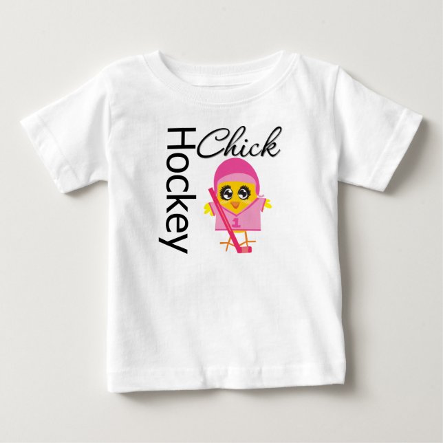 Hockey Chick Baby T-shirt (Vorderseite)