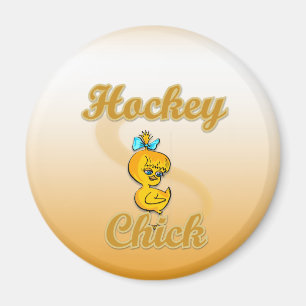 Hockey Chick Magnet
