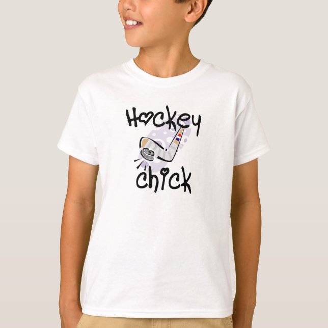 Hockey Chick Tshirts und Geschenke (Vorderseite)