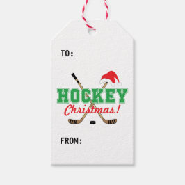 Hockey Christmas Hockey Sticks Weihnachtsmannmütze Geschenkanhänger