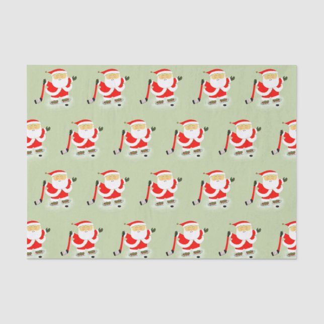 Hockey Christmas Seidenpapier (Vorderseite)