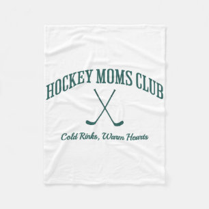 Hockey Club Spieler Unterstützung Hockey Mama  Fleecedecke