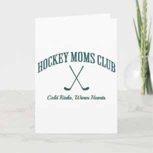 Hockey Club Spieler Unterstützung Hockey Mama Karte