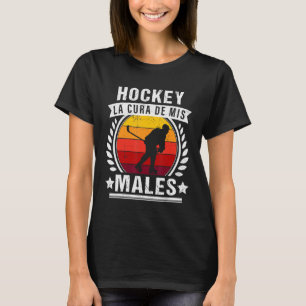 Hockey Coach Goalkeeper Hockey Mama Vater Puck Spo T-Shirt
