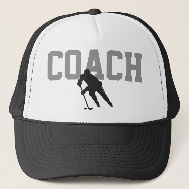 Hockey Coach Player Truckerkappe (Vorderseite)