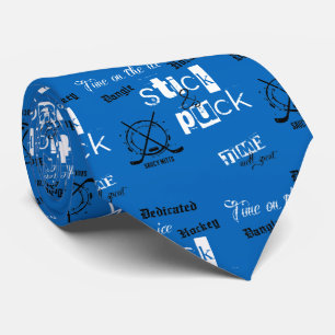 Hockey Coach von Stick und Puck Time Krawatte