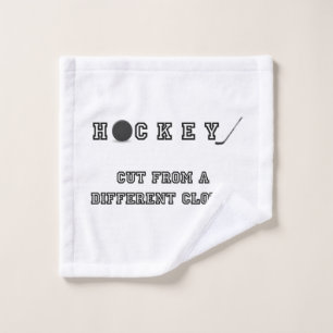 Hockey, coupé d'un autre tissu