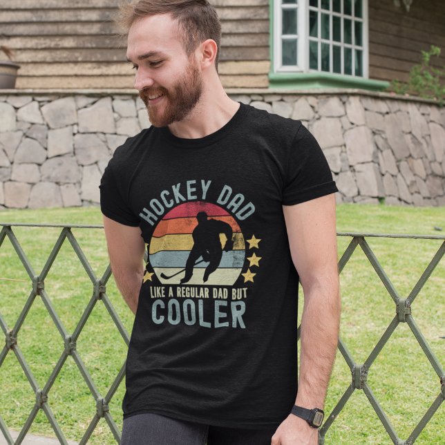 Hockey Dad Like a Regular Dad But Cooler T-Shirt (Von Creator hochgeladen)