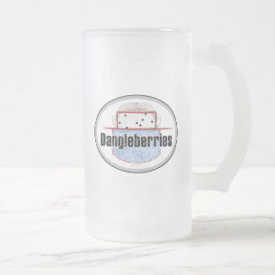 Hockey Dangleberries Mattiert Glass Beer Tasse