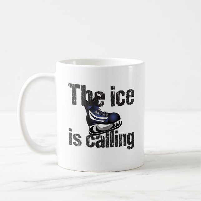 Hockey Das Eis ruft Kaffeetasse (Links)