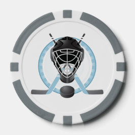 Hockey-Design-Pokerkarten Pokerchips