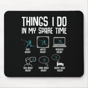 Hockey-Dinge, die ich in meiner Freizeit mache, Ei Mousepad