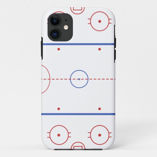 Hockey-Eisbahn iPhone Fall Case-Mate iPhone Hülle (Rückseite)