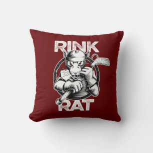 Hockey-Eisbahnen-Ratte Kissen