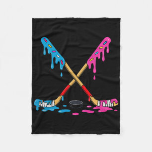 Hockey-Eiscreme-Tropf-Jungen Eishockey-Jugendspiel Fleecedecke