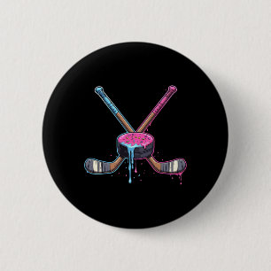 Hockey-Eiscreme-Tropf-Jungen-Jugendliche-Kinder-Mä Button