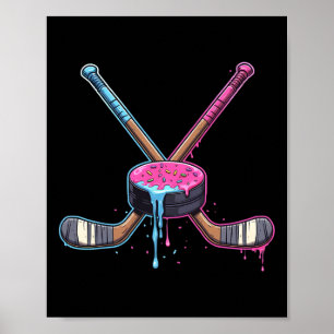 Hockey-Eiscreme-Tropf-Jungen-Jugendliche-Kinder-Mä Poster