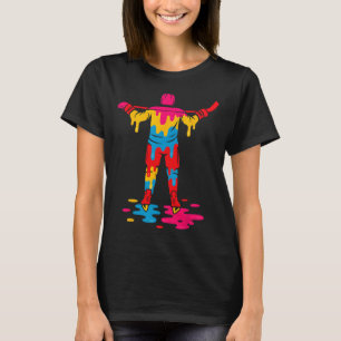 Hockey-Eiscreme-Tropf-Jungen-Mädchen-Eishockey-Jug T-Shirt