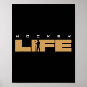 Hockey-Eishockey-Spieler-Geschenk 1 Poster
