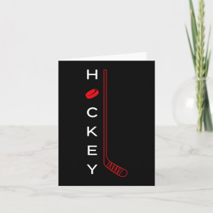 Hockey-Eishockey-Spieler-Geschenk 2 Karte