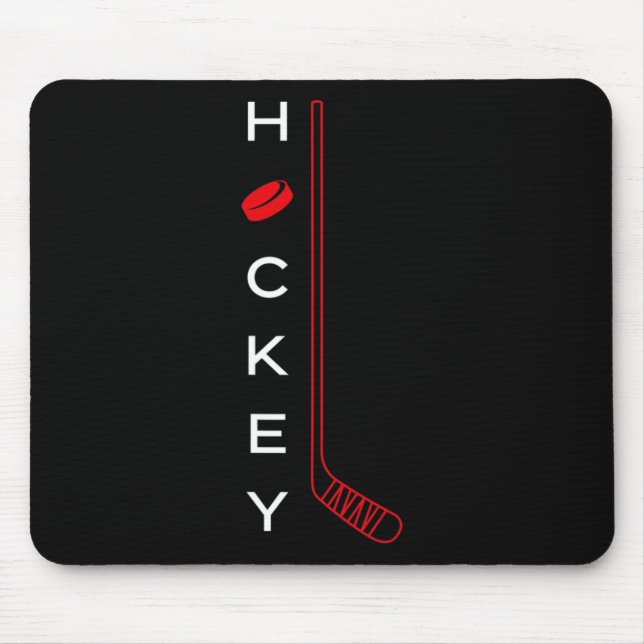 Hockey-Eishockey-Spieler-Geschenk 2 Mousepad (Vorne)