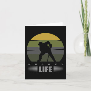 Hockey-Eishockey-Spieler-Geschenk 5 Karte