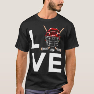 Hockey Eishockey-Spieler T-Shirt