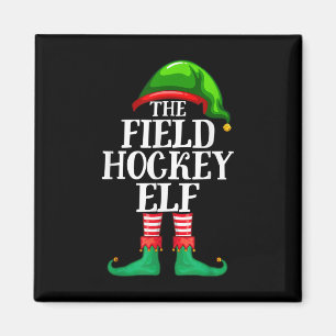 Hockey-Elf-Matching-Familien-Weihnachtsfeier-P Magnet