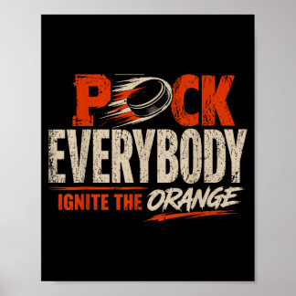 Hockey-Enforcer Orange 2 Poster