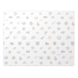 Hockey Fanatic Hockey-Teams Logo Wasserzeichen Pad Notizblock