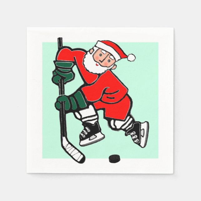 Hockey Ferien Serviette (Vorderseite)