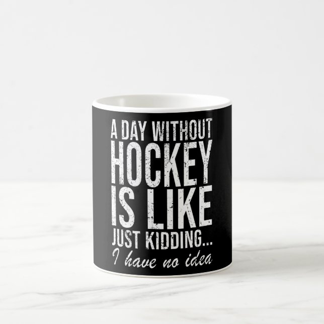 Hockey Field Hockey Sport Funny Sprichwort Geschen Kaffeetasse (Mittel)
