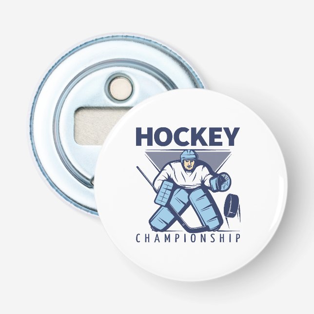 Hockey Flaschenöffner (Vorderseite)