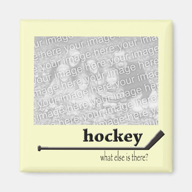 Hockey Foto Magnet (Vorne)