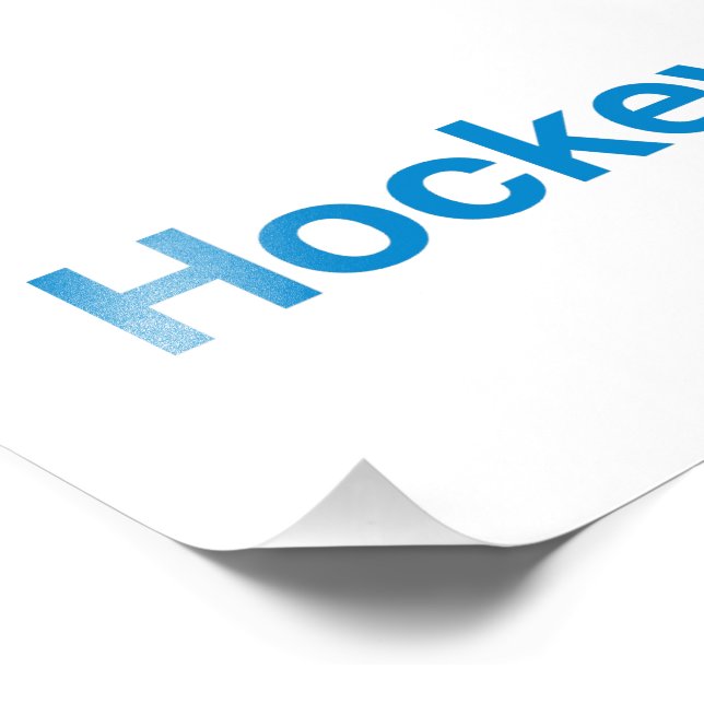 Hockey Fotodruck (Ecke)