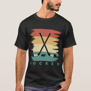 Hockey Frisbee Retro Vintag 70er 80er Jahre 2 T-Shirt