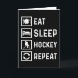 Hockey Funny Ice Hockey Spieler Field Geschenk Ide Karte<br><div class="desc">Eine tolle Geschenkidee für einen Geburtstag oder Weihnachten. Das perfekte Geschenk für Hockeyspieler und Eishockeyspieler.</div>