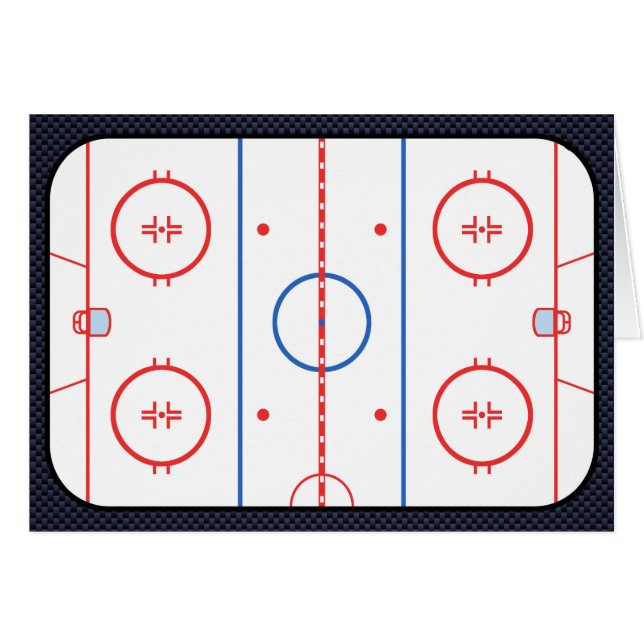 Hockey Game Companion Carbon Fiber Style (Vorderseite (Horizontal))