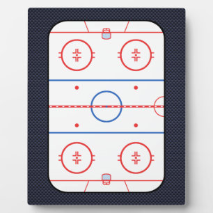Hockey Game Companion Carbon Fiber Style Fotoplatte