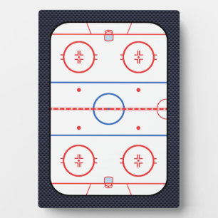 Hockey Game Companion Carbon Fiber Style Fotoplatte
