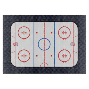 Hockey Game Companion Carbon Fiber Style Schneidebrett