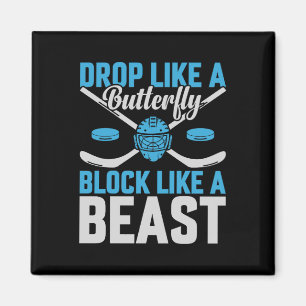 Hockey-Goal-Block wie eine Bestie Magnet