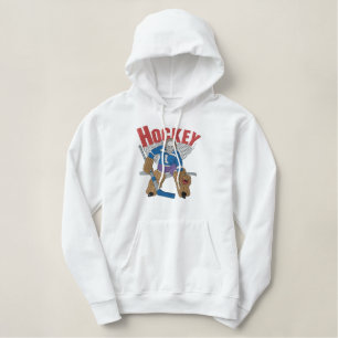Hockey Goalie Bestickter Hoodie
