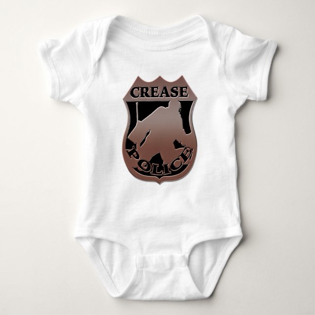 Hockey Goalie Crease Police Baby Strampler (Vorderseite)