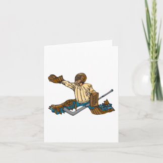 Hockey Goalie Karte