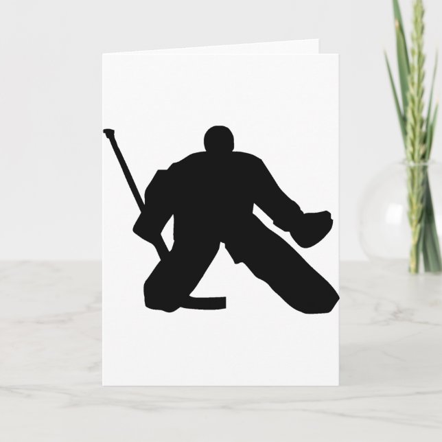Hockey - Goalie Karte (Vorderseite)